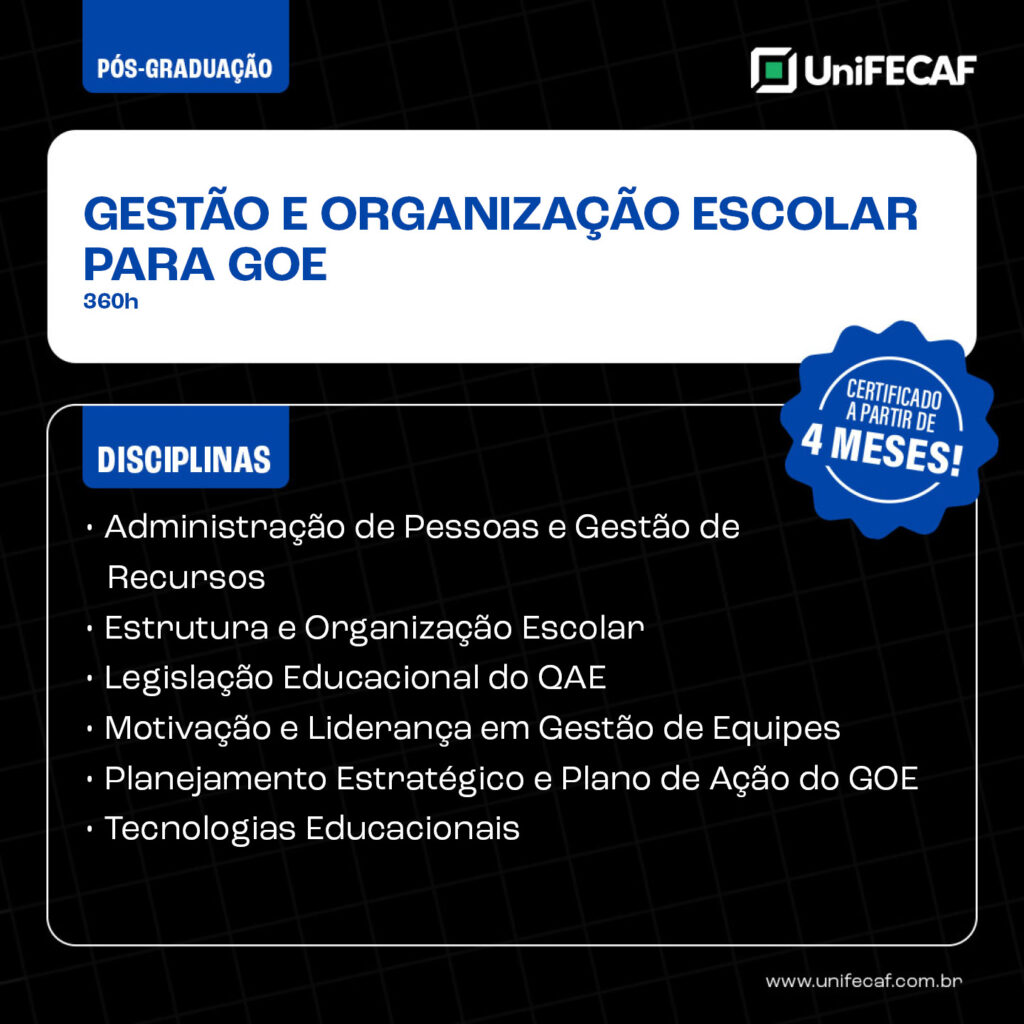 2024_Pós EDUCAÇÃO_20_Gestão e Organização escolar para GOE