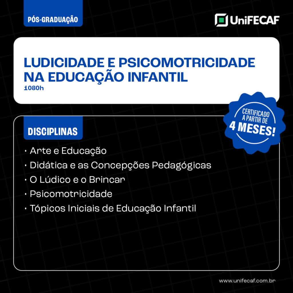 2024_Pós EDUCAÇÃO_23_Ludicidade e Psicomotricidade na Educação Infantil