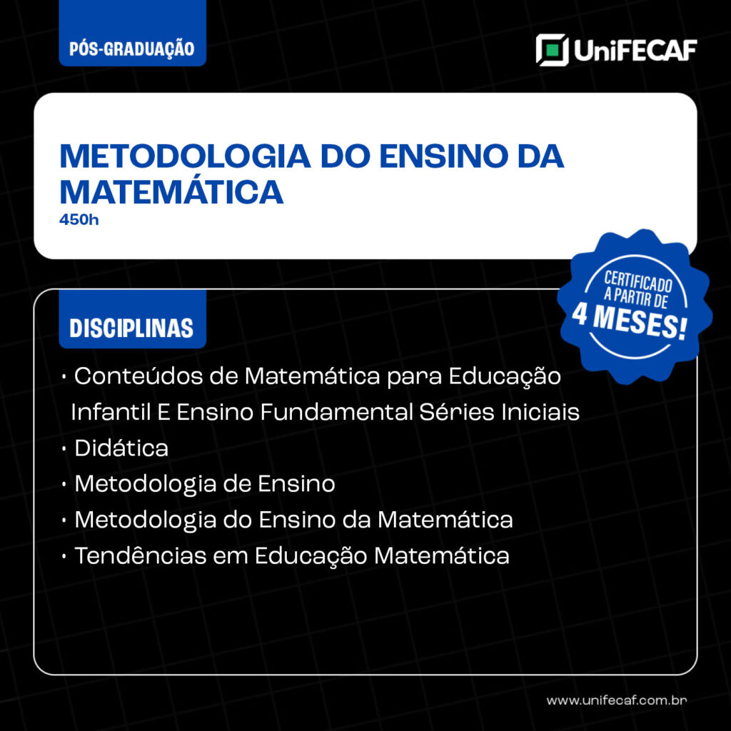 2024_Pós EDUCAÇÃO_25_Metodologia do Ensino da Matemática
