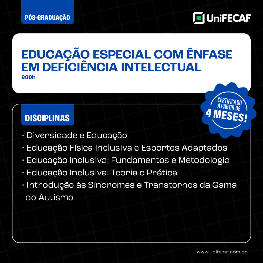 2024_Pós EDUCAÇÃO_9_Educação Especial com Ênfase em Deficiência Intelectual