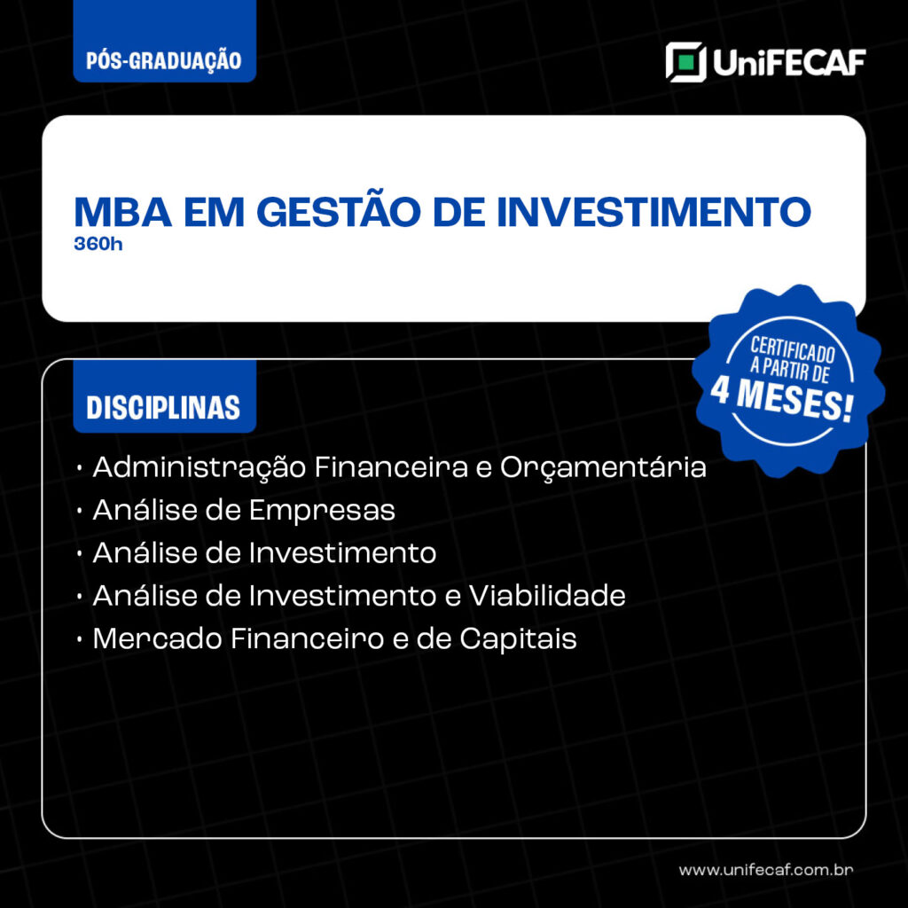 2024_Pós MBA_4_Gestão de investimento